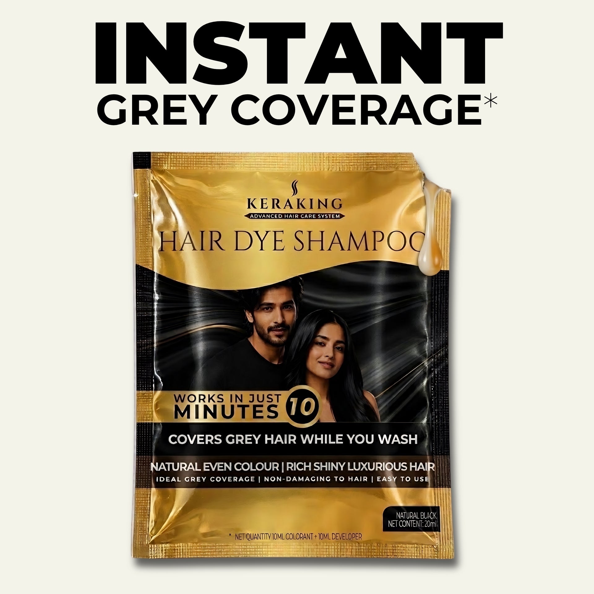 KeraKing Hair Dye Shampoo